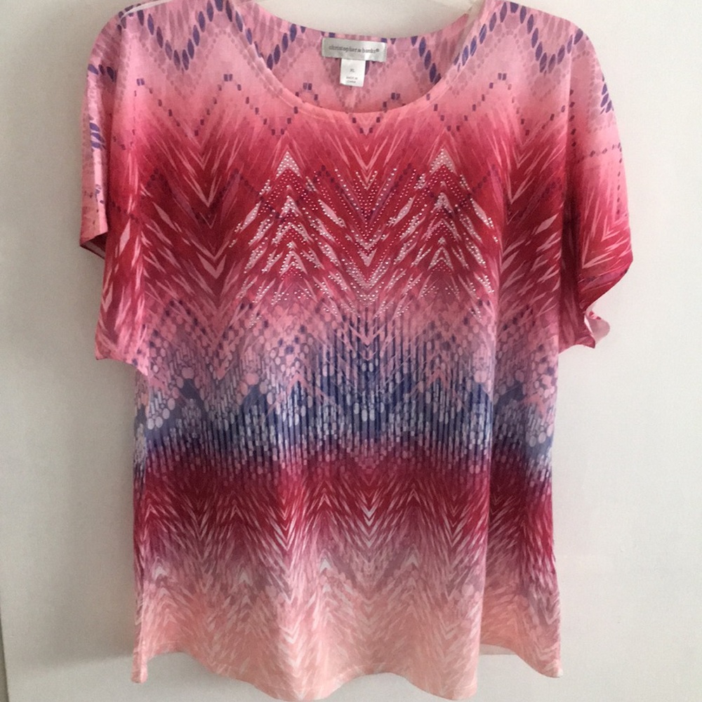Christopher and Banks pink top